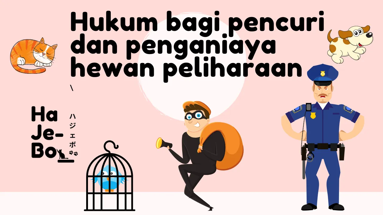 Hukum dan pasal pidana pencuri dan penganiaya hewan peliharaan